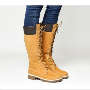 Timberland boots knee high
